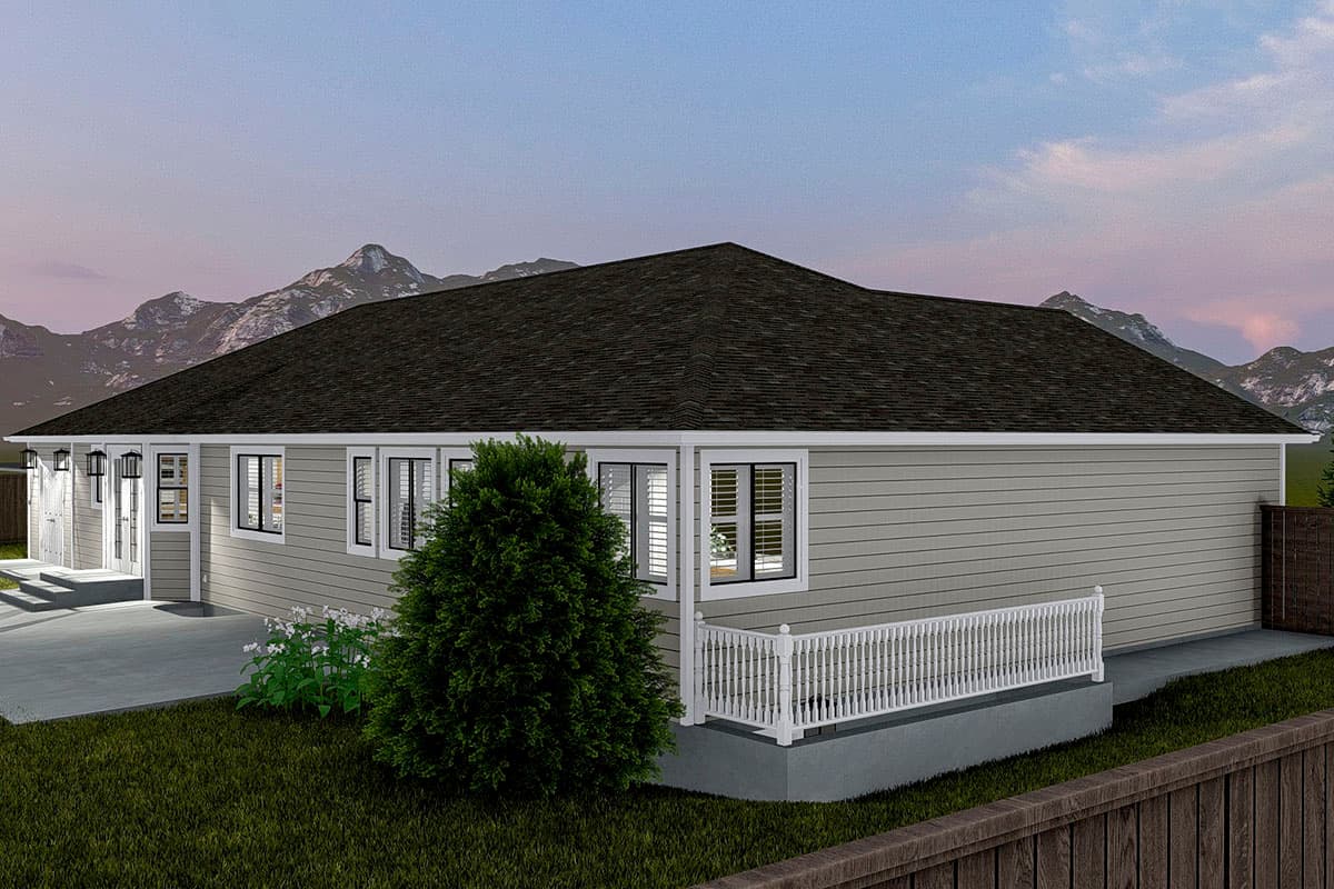 Plan 61332UT: Superb Ranch House Plan with Optional Lower Level - Image #10 - Ranch, Traditional