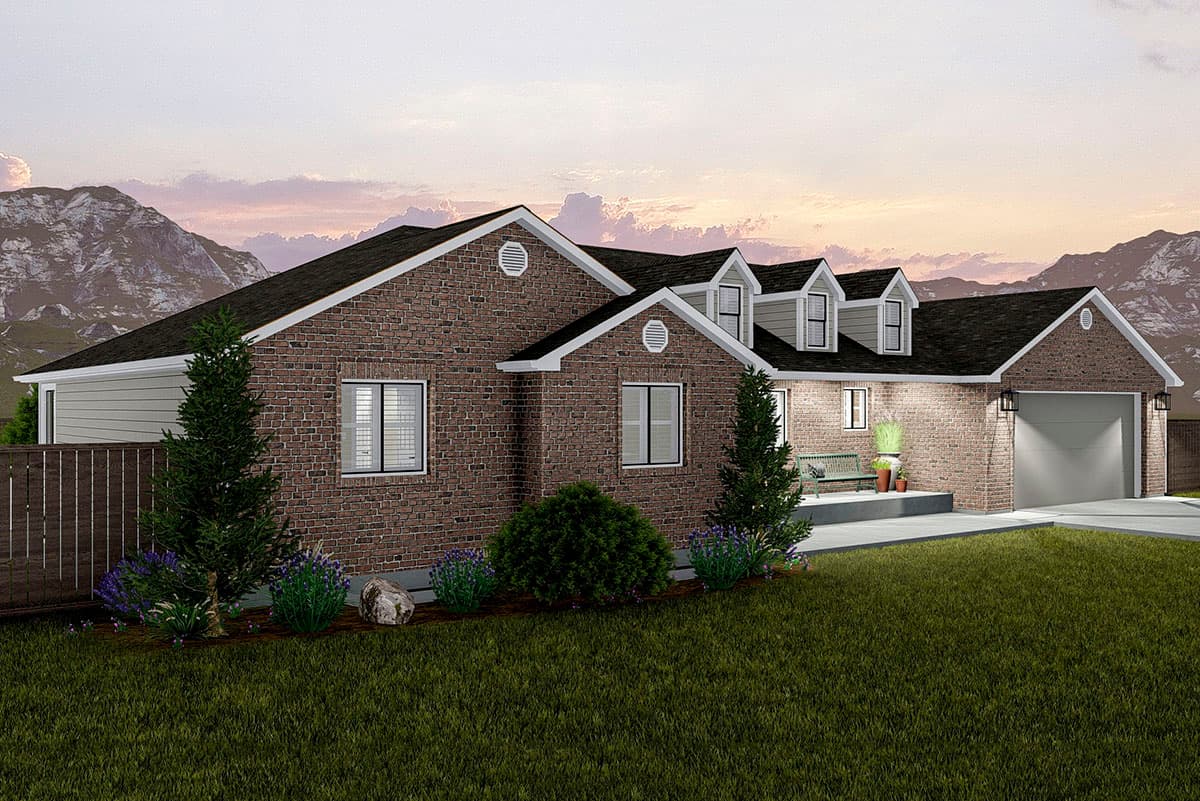 Plan 61332UT: Superb Ranch House Plan with Optional Lower Level - Image #11 - Ranch, Traditional