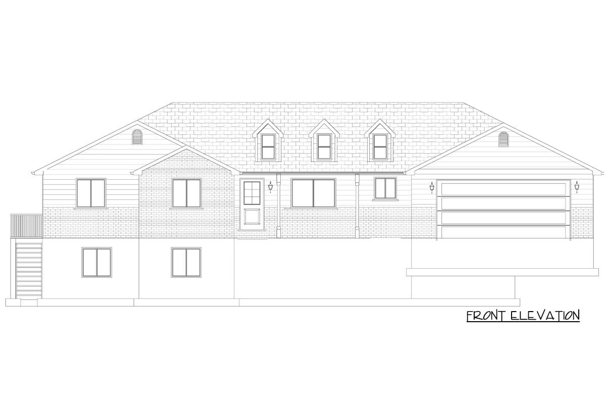 Plan 61332UT: Superb Ranch House Plan with Optional Lower Level - Image #34 - Ranch, Traditional