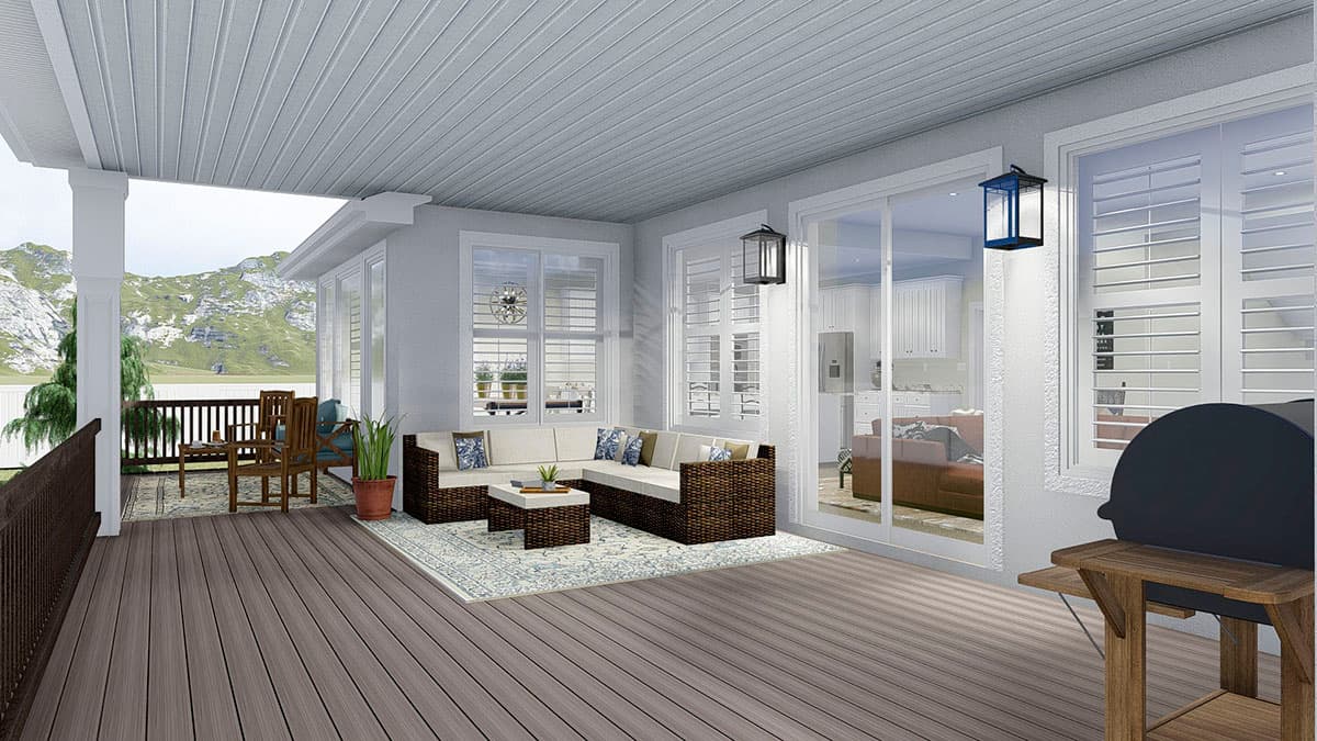 Plan 61334UT: Spacious House Plan with Walk-out Lower Level - Image #14 - Craftsman, Mountain