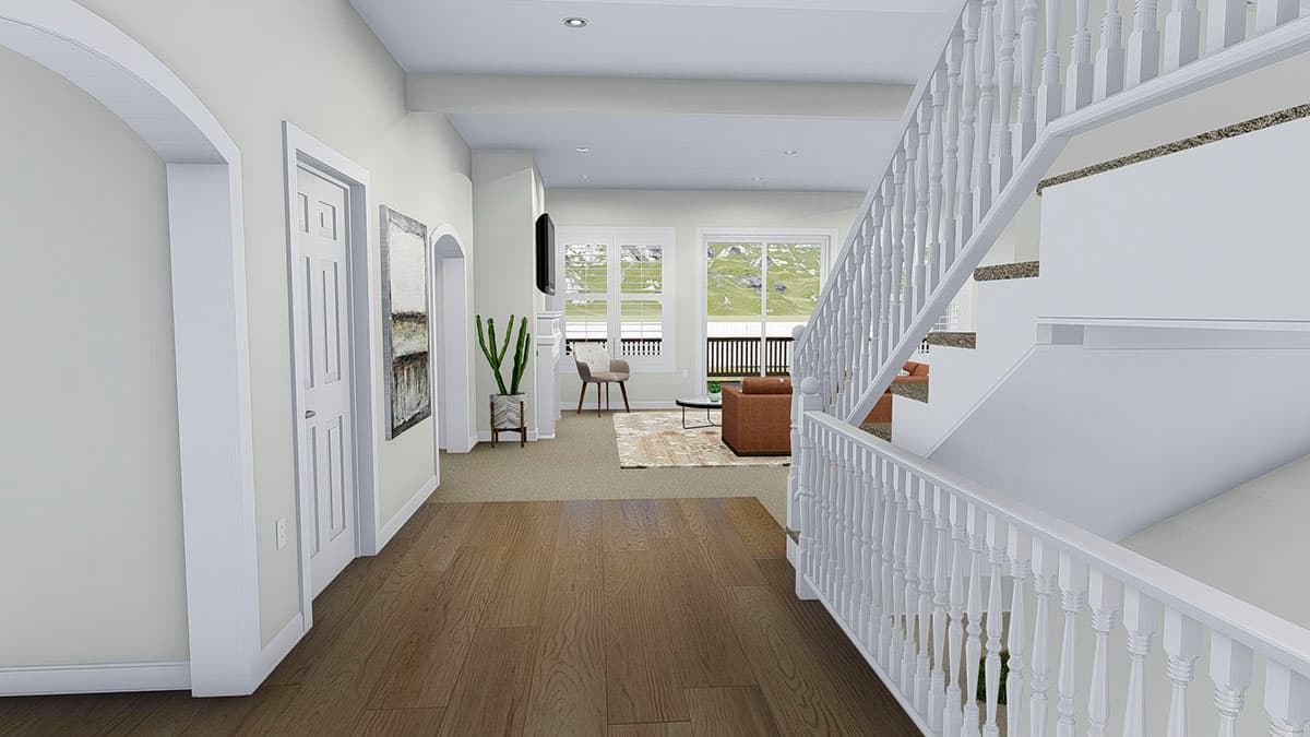 Plan 61334UT: Spacious House Plan with Walk-out Lower Level - Image #17 - Craftsman, Mountain