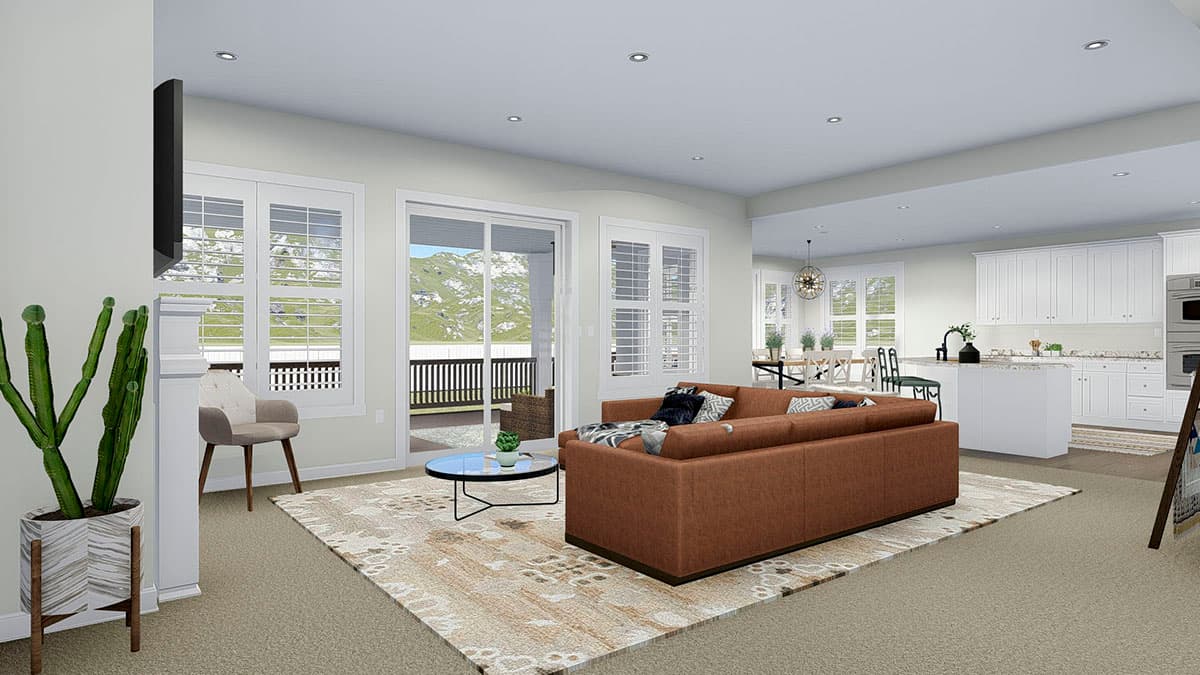 Plan 61334UT: Spacious House Plan with Walk-out Lower Level - Image #18 - Craftsman, Mountain