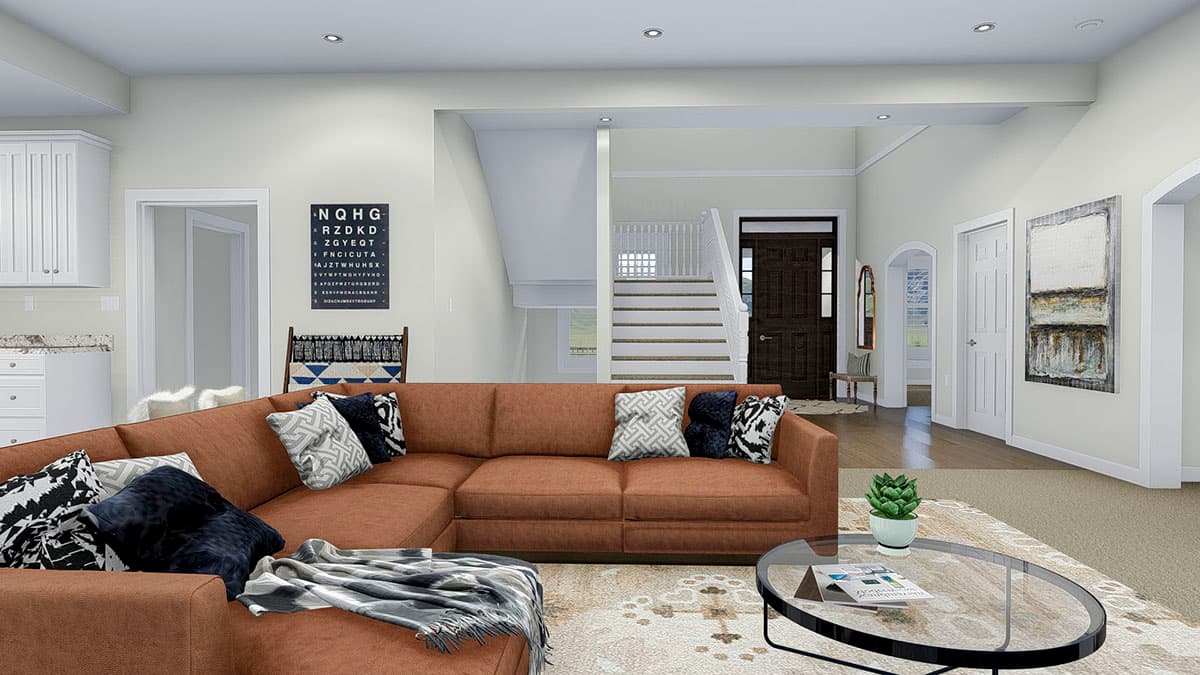 Plan 61334UT: Spacious House Plan with Walk-out Lower Level - Image #20 - Craftsman, Mountain