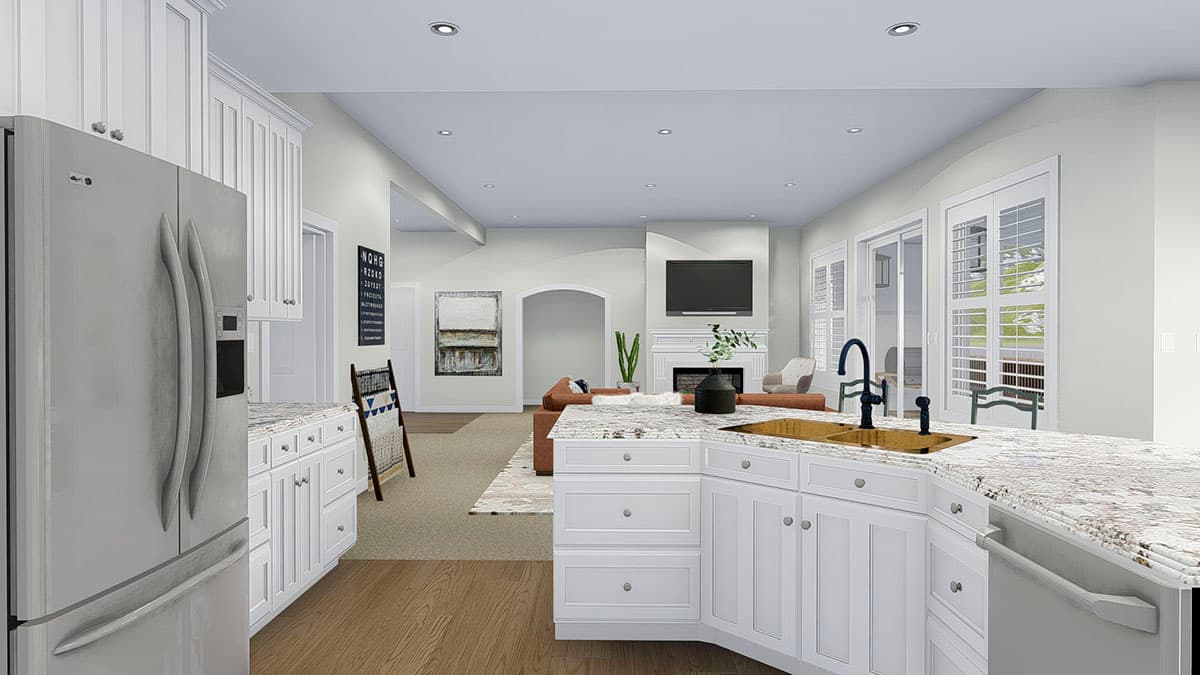 Plan 61334UT: Spacious House Plan with Walk-out Lower Level - Image #24 - Craftsman, Mountain