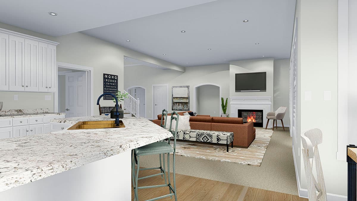 Plan 61334UT: Spacious House Plan with Walk-out Lower Level - Image #27 - Craftsman, Mountain