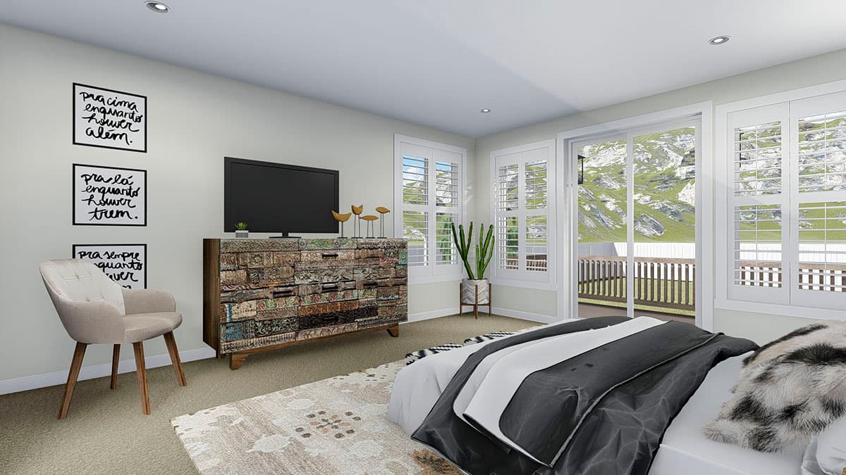 Plan 61334UT: Spacious House Plan with Walk-out Lower Level - Image #30 - Craftsman, Mountain