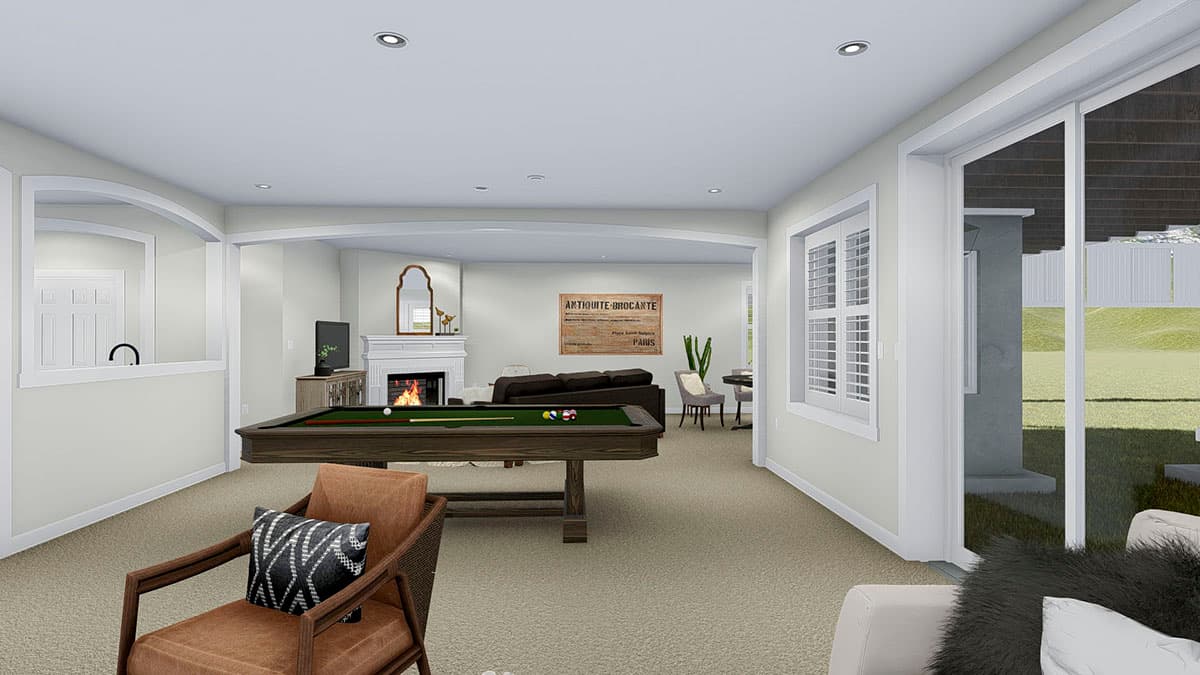 Plan 61334UT: Spacious House Plan with Walk-out Lower Level - Image #37 - Craftsman, Mountain