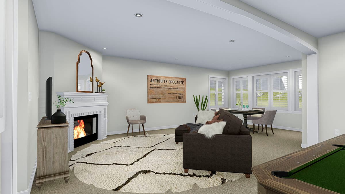 Plan 61334UT: Spacious House Plan with Walk-out Lower Level - Image #38 - Craftsman, Mountain