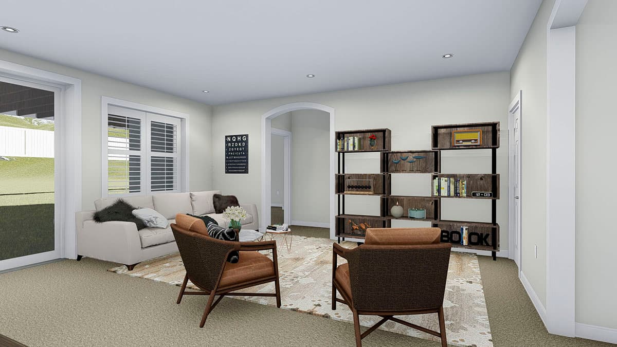 Plan 61334UT: Spacious House Plan with Walk-out Lower Level - Image #42 - Craftsman, Mountain