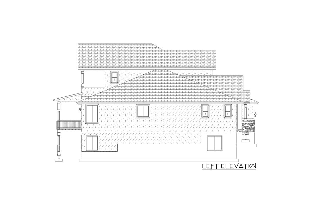 Plan 61334UT: Spacious House Plan with Walk-out Lower Level - Image #46 - Craftsman, Mountain