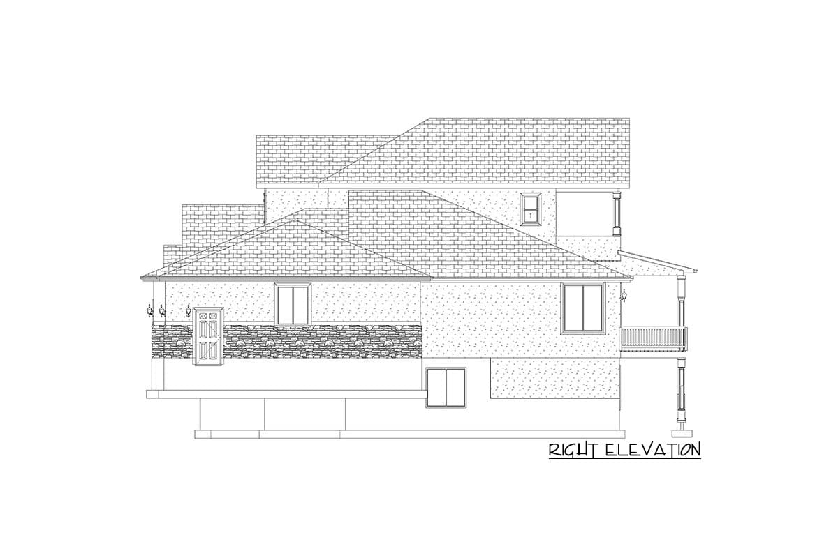 Plan 61334UT: Spacious House Plan with Walk-out Lower Level - Image #48 - Craftsman, Mountain