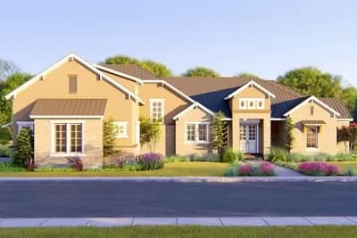 Fresh 4-Bed House Plan with Vaulted Ceiling in Great Room