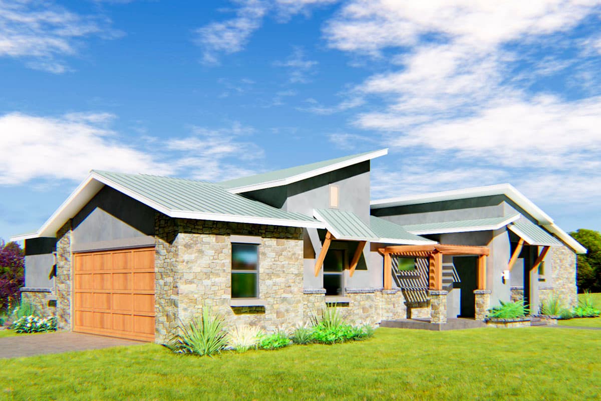 Plan 54022LK: One-level Modern Gem with Split Bedrooms - Image #8 - Modern, Northwest, Ranch