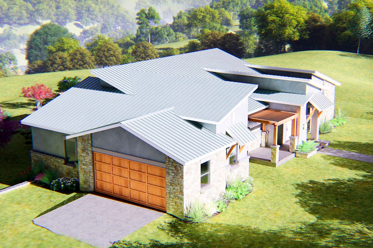 Plan 54022LK: One-level Modern Gem with Split Bedrooms - Image #9 - Modern, Northwest, Ranch