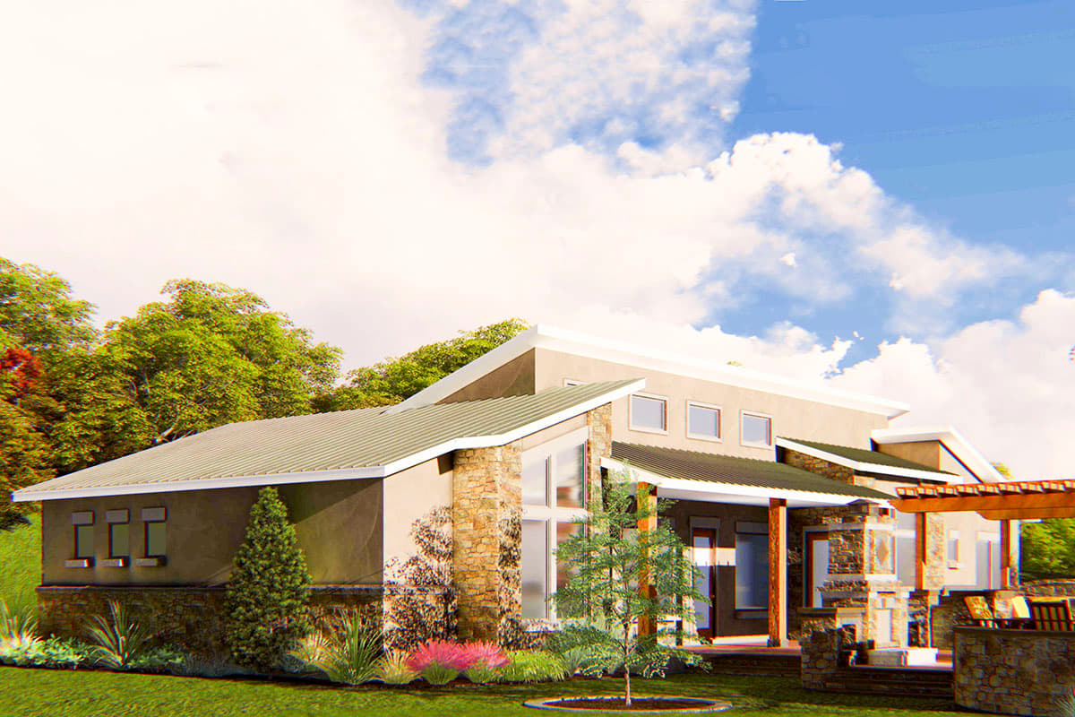 Plan 54022LK: One-level Modern Gem with Split Bedrooms - Image #13 - Modern, Northwest, Ranch