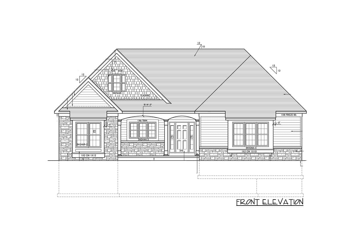 Plan 790091GLV: 3-Bed Traditional House Plan with Split Bedrooms - Image #7 - Ranch, Traditional