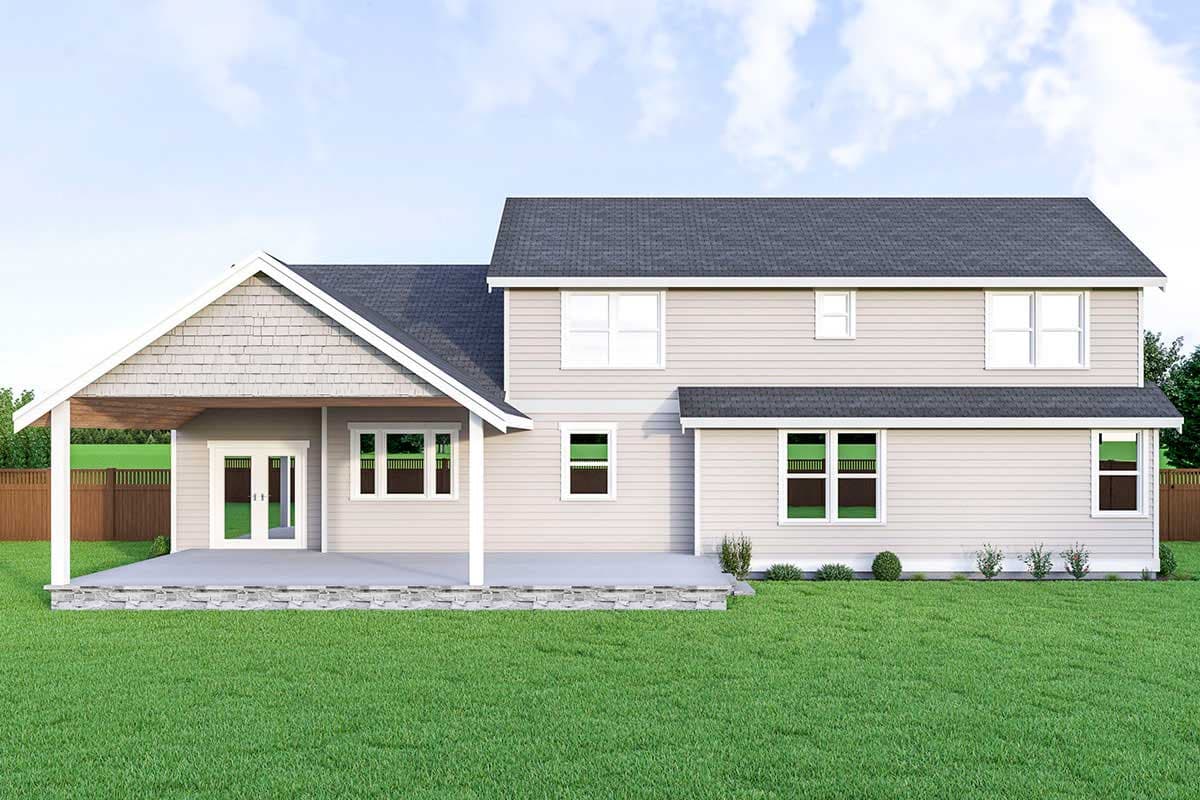 Plan 280065JWD: Lovable Craftsman House Plan with Second-level Bonus Room - Image #7 - Craftsman, New American, Northwest, Traditional