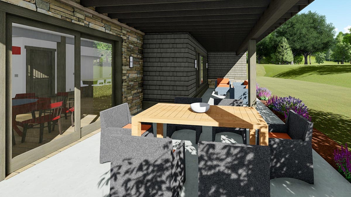 Plan 64484SC: Contemporary Craftsman with 2 Main-level Masters - Image #15 - Contemporary, Craftsman, Farmhouse, Mountain, Prairie, Ranch