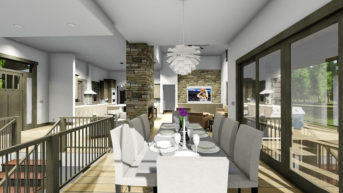 Plan 64484SC: Contemporary Craftsman with 2 Main-level Masters - Image #20 - Contemporary, Craftsman, Farmhouse, Mountain, Prairie, Ranch