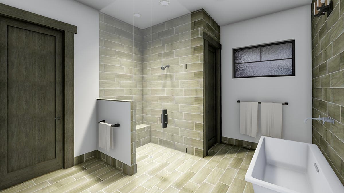 Plan 64484SC: Contemporary Craftsman with 2 Main-level Masters - Image #22 - Contemporary, Craftsman, Farmhouse, Mountain, Prairie, Ranch