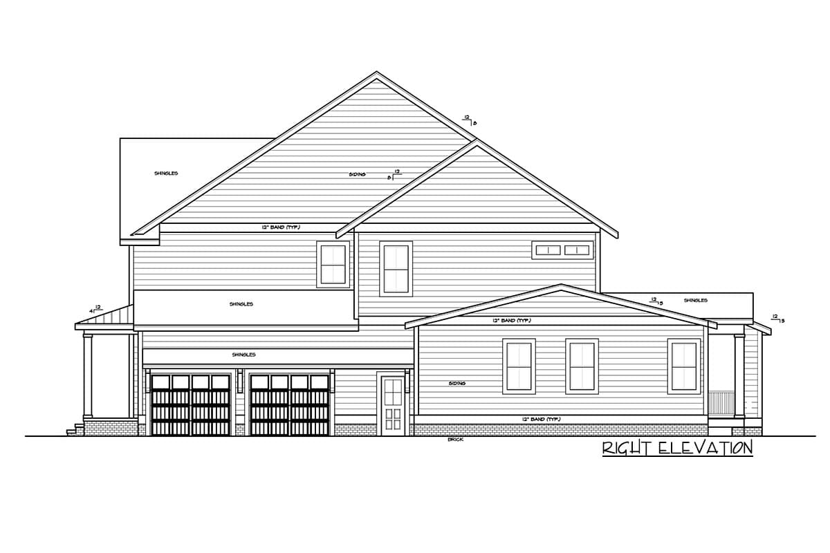 Plan 500068VV: Phenomenal Farmhouse Plan with Optional Finished Attic - 3994 Sq Ft - Image #11 - Country, Farmhouse, New American, Southern