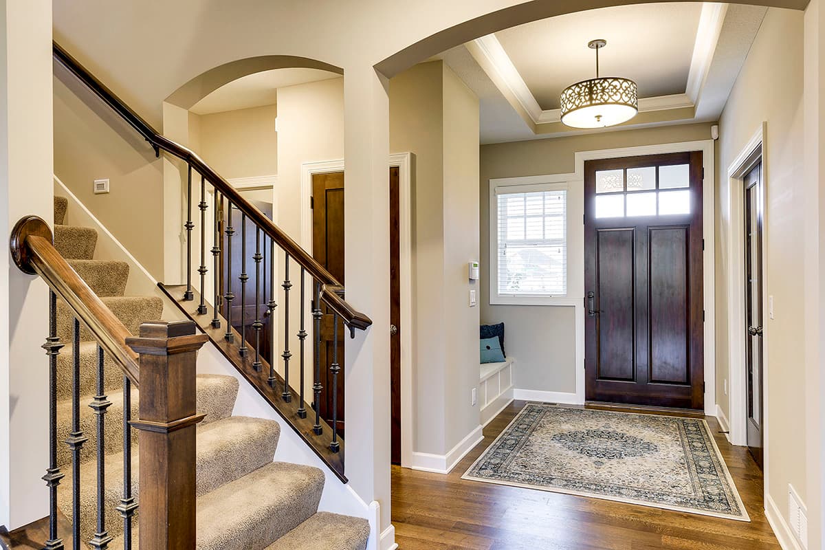 Plan 73461HS: Sizable New American Home with Spiral Staircase in Two-story Library - Image #7 - Craftsman, New American