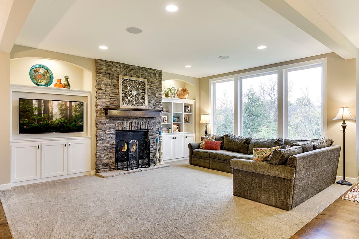 Plan 73461HS: Sizable New American Home with Spiral Staircase in Two-story Library - Image #14 - Craftsman, New American