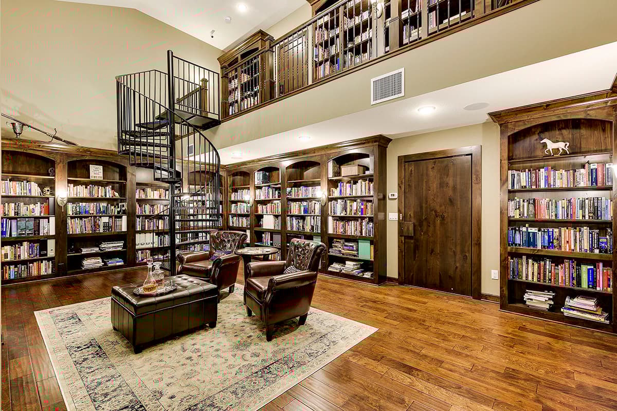 Plan 73461HS: Sizable New American Home with Spiral Staircase in Two-story Library - Image #41 - Craftsman, New American