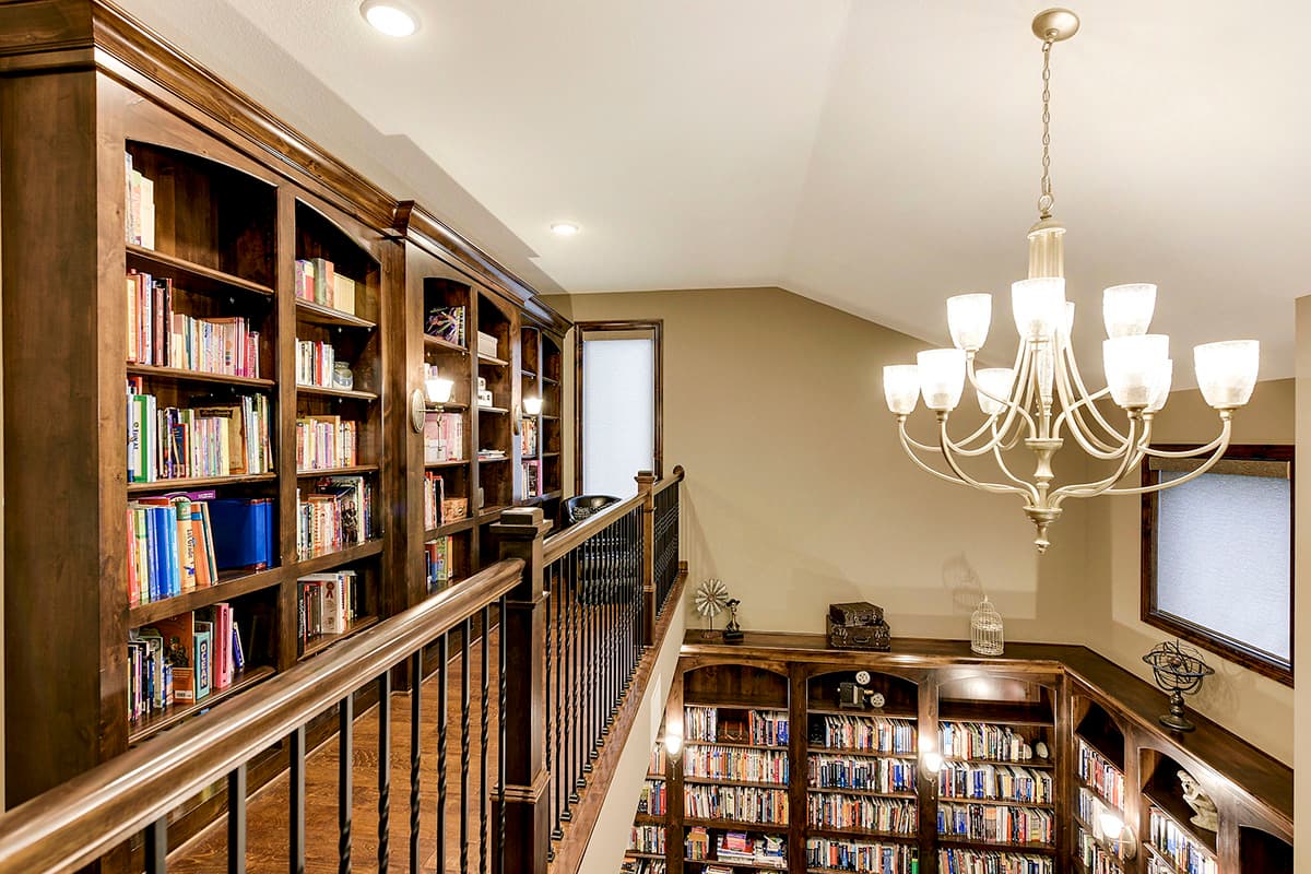 Plan 73461HS: Sizable New American Home with Spiral Staircase in Two-story Library - Image #48 - Craftsman, New American