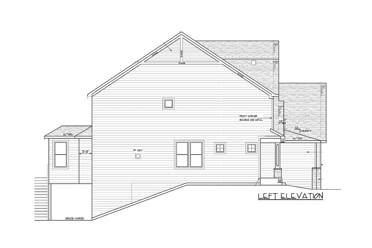 Plan 73461HS: Sizable New American Home with Spiral Staircase in Two-story Library - Image #50 - Craftsman, New American