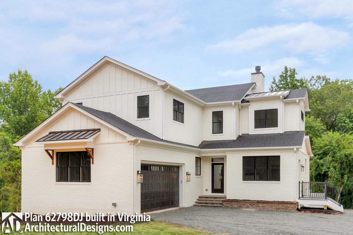 build gallery item - House Plan 62798DJ Comes to Life in Virginia