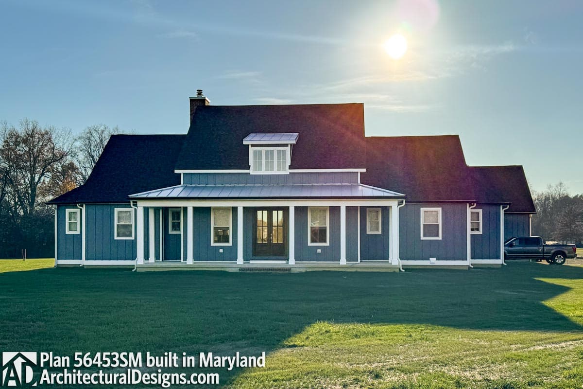 build gallery item - Modern Farmhouse Plan 56453SM Comes to Life in Maryland