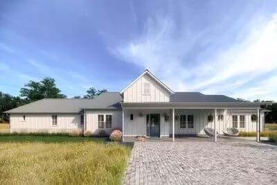 Exclusive Modern Farmhouse Plan with Great Outdoor Spaces