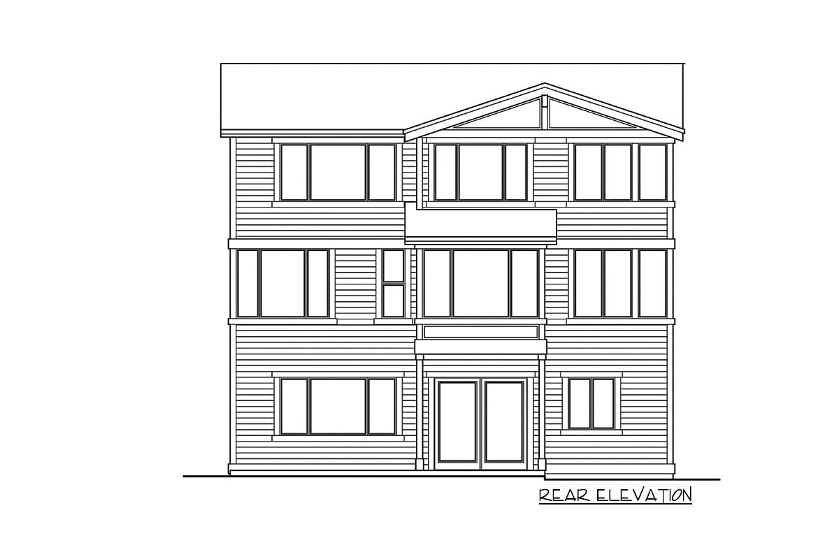 Plan 23846JD: Spacious Home Plan with Third-level Recreation Room - Image #27 - Craftsman, New American, Northwest, Shingle