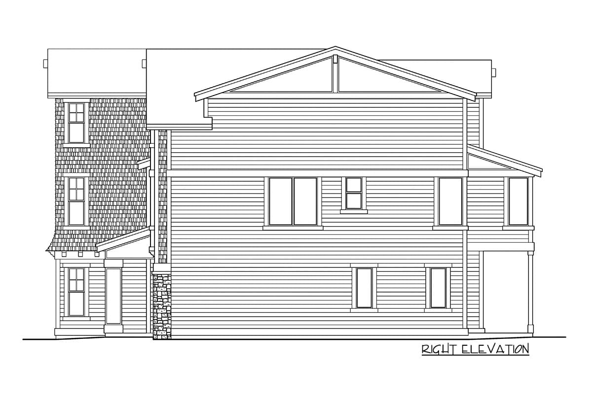 Plan 23846JD: Spacious Home Plan with Third-level Recreation Room - Image #28 - Craftsman, New American, Northwest, Shingle