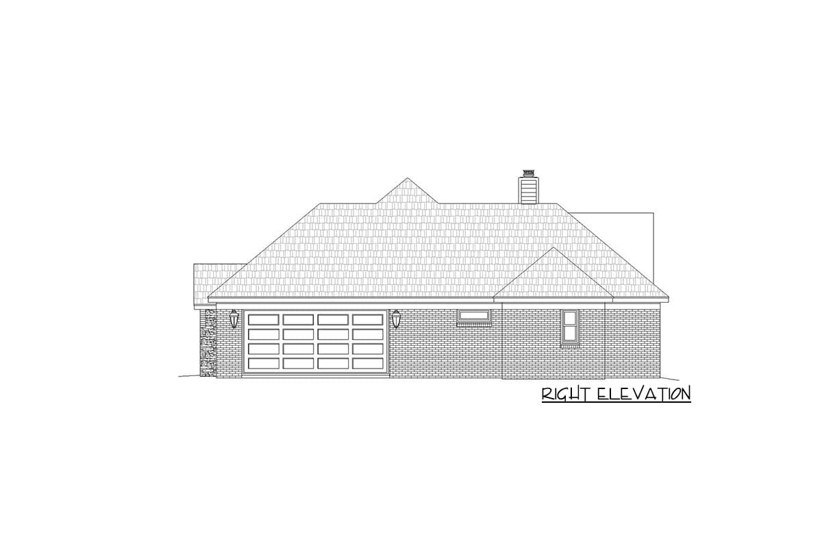 Plan 68638VR: Hill Country Ranch Home Plan with Dramatic Family Room - 2709 Sq Ft - Image #38 - Country, Hill Country, Mountain, Ranch