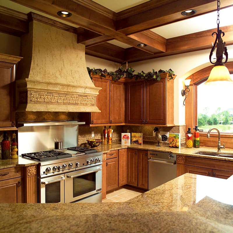Plan 890116AH: Tuscan-inspired House Plan with Finished Walkout Basement - Image #8 - European, Tuscan