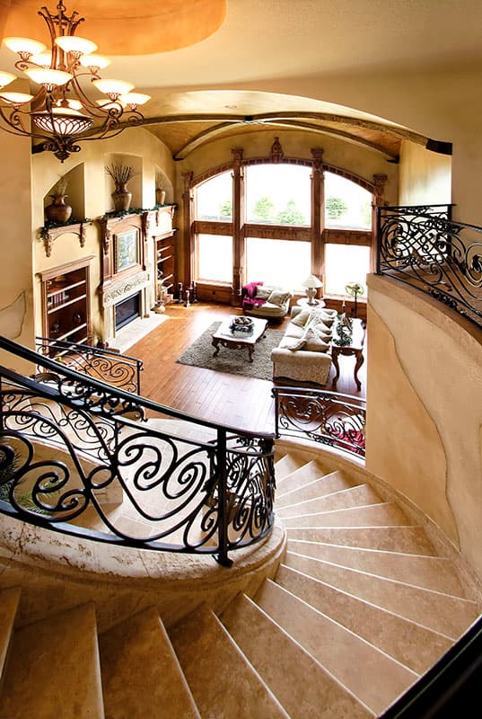 Plan 890116AH: Tuscan-inspired House Plan with Finished Walkout Basement - Image #17 - European, Tuscan