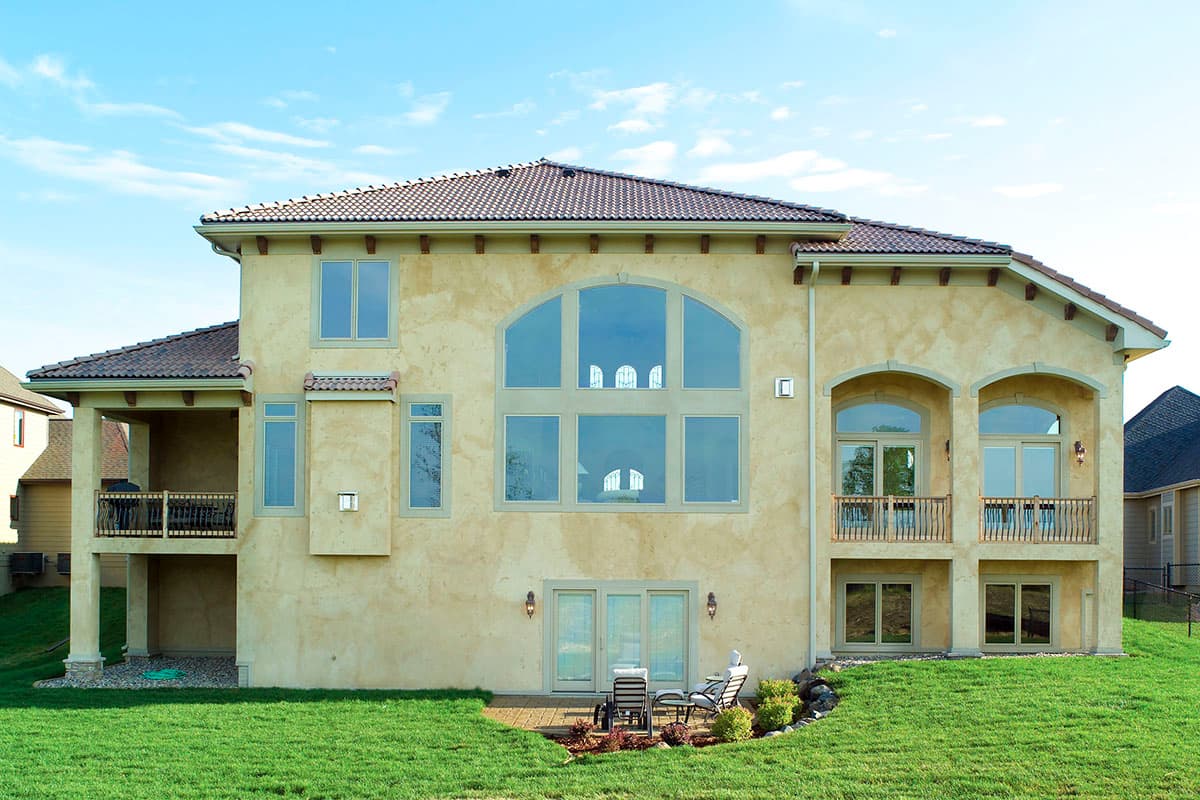 Plan 890116AH: Tuscan-inspired House Plan with Finished Walkout Basement - Image #20 - European, Tuscan