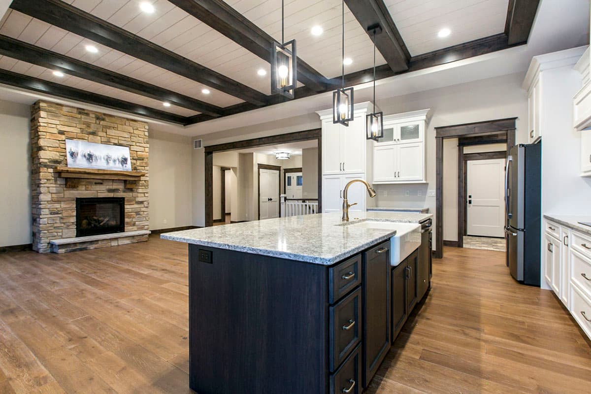 Plan 890117AH: 4-Bed Craftsman Ranch Home Plan for a Rear-Sloping Lot - Image #7 - Craftsman, Mountain, Ranch, Traditional