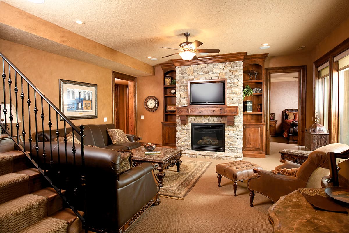 Plan 890118AH: Timeless Tuscan House Plan With Courtyard with Finished Lower Level - Image #4 - European, Spanish