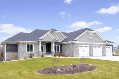 5-Bed Craftsman House Plan with a Finished Walkout Basement - 3661 Sq Ft