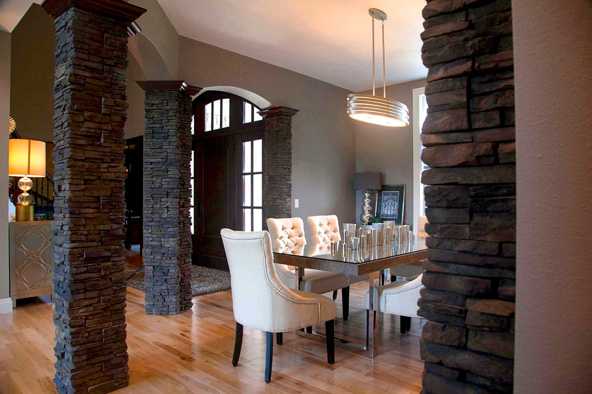 Plan 890126AH: Stone and Brick 6-Bed Luxury House Plan with Finished Walkout Basement - Image #6 - Traditional