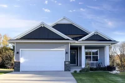 Craftsman House Plan with 3 Beds Designed for a Rear Sloping Lot