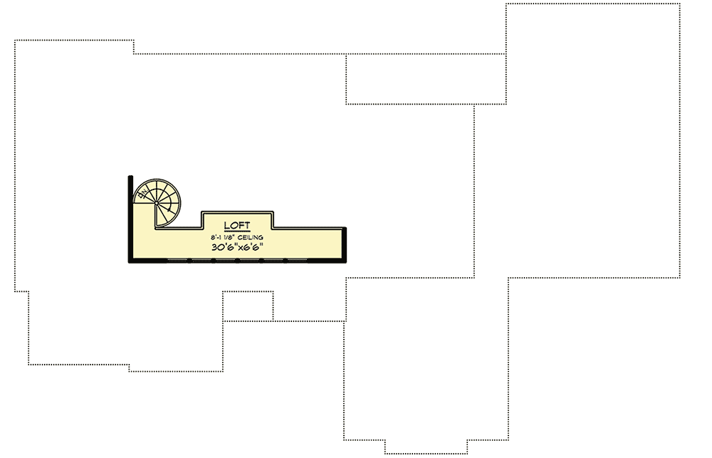 Plan 890130AH: Modern Prairie-Style House Plan with Loft Overlook and Finished Walkout Basement - Floor Plan - 2nd Floor - Northwest, Prairie, Ranch