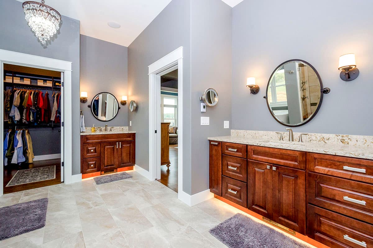 Plan 890133AH: Sprawling Craftsman-Style Ranch House Plan on Walkout Basement - Image #8 - Craftsman, Ranch