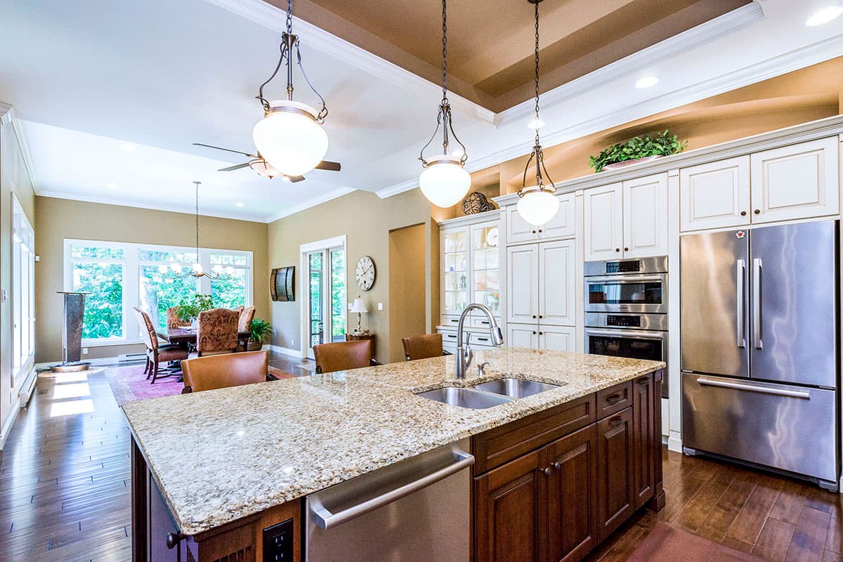 Plan 890136AH: Walkout Ranch Home Plan with 4-Car Garage - Image #6 - New American, Ranch