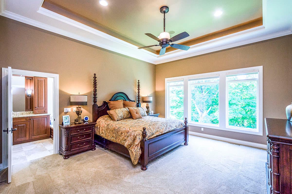 Plan 890136AH: Walkout Ranch Home Plan with 4-Car Garage - Image #9 - New American, Ranch