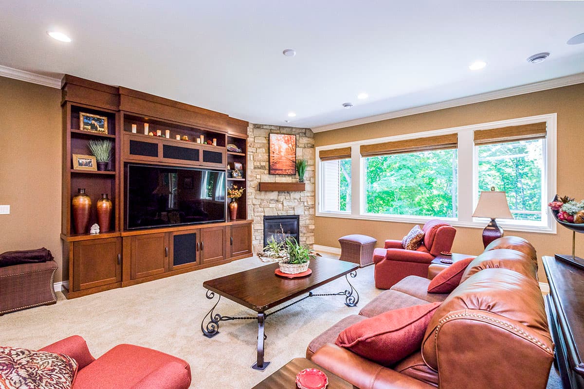 Plan 890136AH: Walkout Ranch Home Plan with 4-Car Garage - Image #14 - New American, Ranch