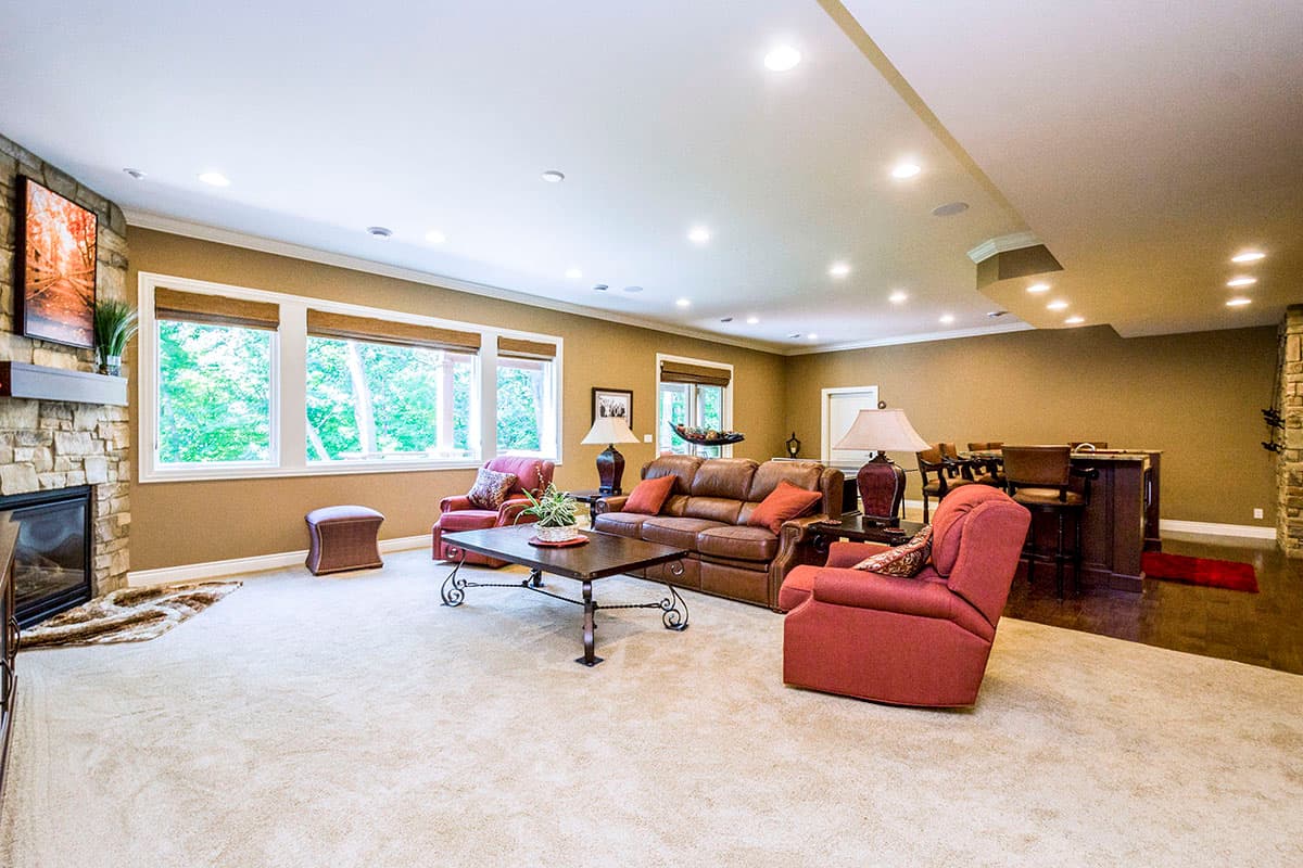 Plan 890136AH: Walkout Ranch Home Plan with 4-Car Garage - Image #15 - New American, Ranch